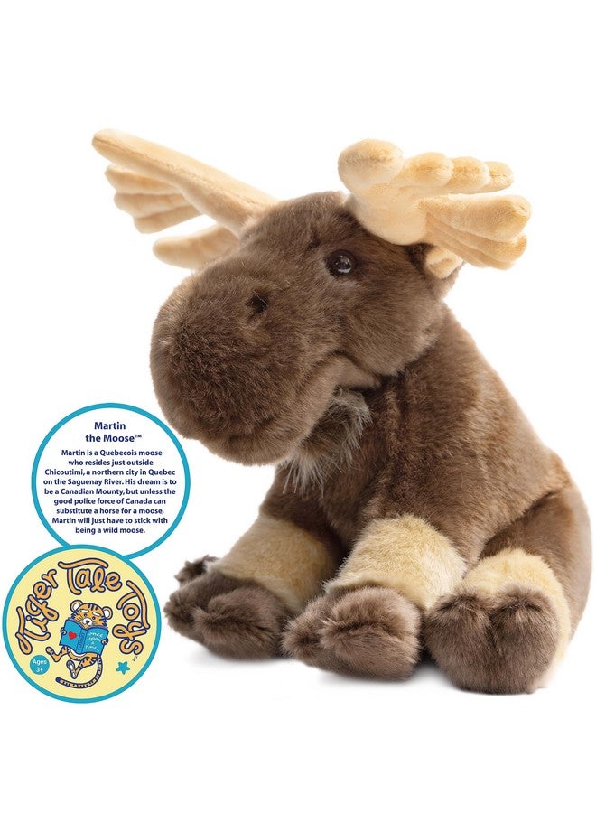 Martin The Moose 10.5 Inch Stuffed Animal Plush By Tigerhart Toys (New Edition)