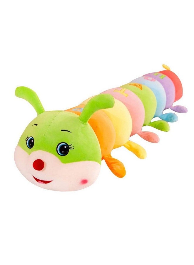 Multicolor Caterpillar Stuffed Animal Big Hugging Pillow Cute Plush Soft Pillow Dollgiant Plush Toygifts For Girl Boy Babies Birthday (35.4Inch/90Cm)