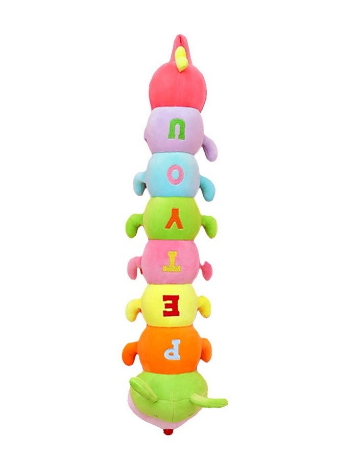 Multicolor Caterpillar Stuffed Animal Big Hugging Pillow Cute Plush Soft Pillow Dollgiant Plush Toygifts For Girl Boy Babies Birthday (35.4Inch/90Cm)