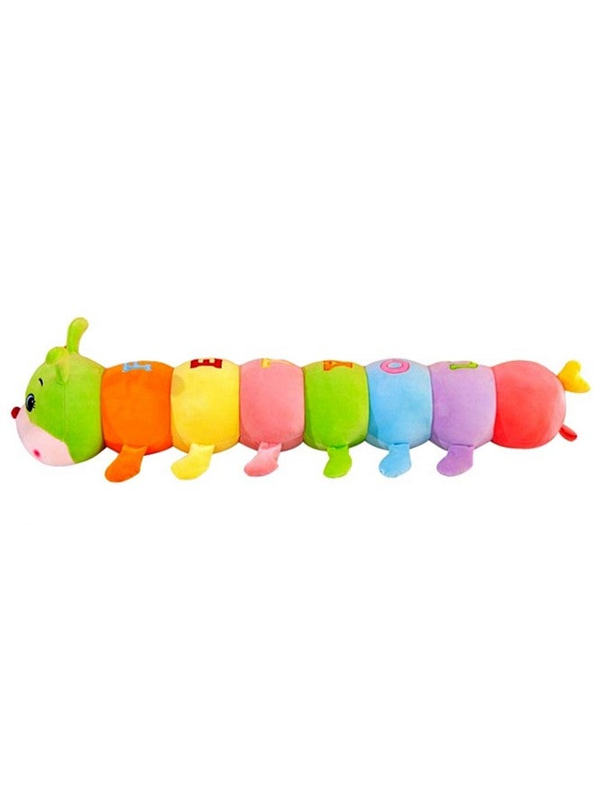 Multicolor Caterpillar Stuffed Animal Big Hugging Pillow Cute Plush Soft Pillow Dollgiant Plush Toygifts For Girl Boy Babies Birthday (35.4Inch/90Cm)