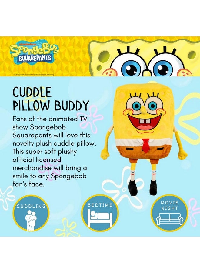 Collectibles Spongebob Squarepants Kidult Bedding Super Soft Plush Cuddle Pillow Buddy One Size (Official Licensed Product)