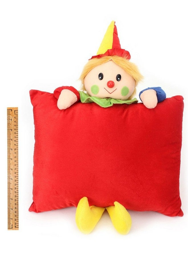 Stuffed Soft Jocker Cushion Toy Pillow Car (Size: 33 Cm Color: Red)