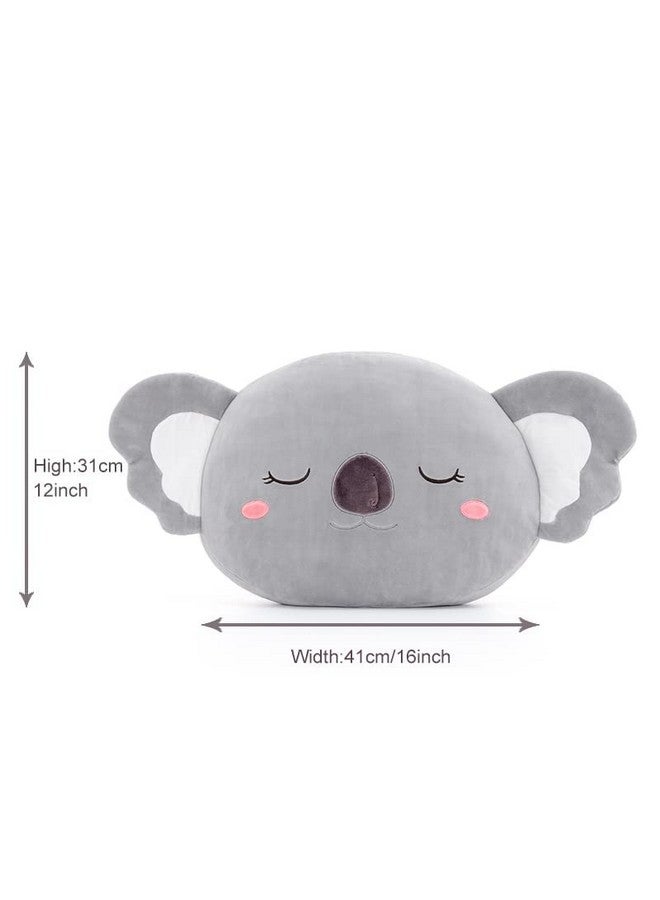 Kids Pillow Koala Plush Pillows Soft Toy Girl Gifts Gray 15 Inches