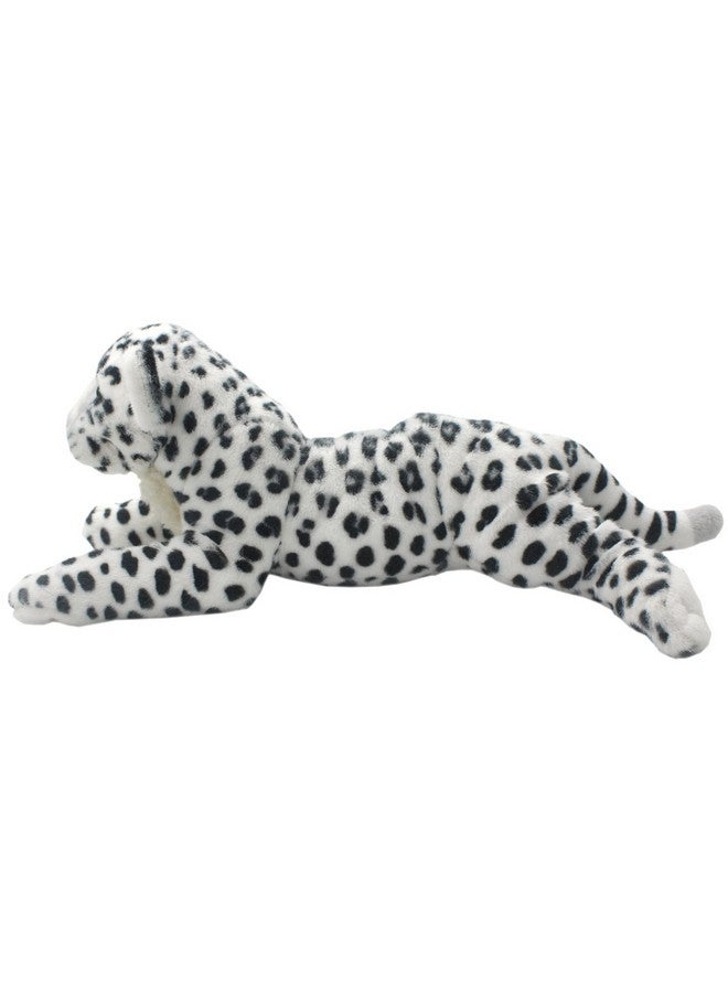 The Jungle Animals Stuffed Plush Toys Cheetah Tiger Panther Lioness Pillows (White Leopard 16 Inch)