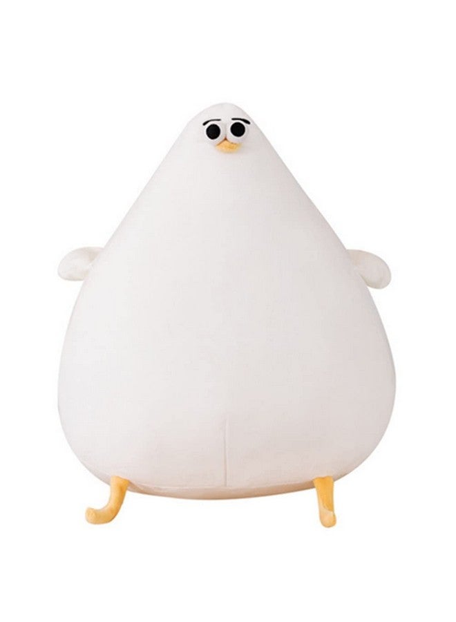 Funny Plush Seagull Pillow Simulation Cute Fat Chicken Doll Toys Soft Stuffed Cushionschicken Plush Pillow Floor Mat Kawaii Festival Gifts (15.7Inches)