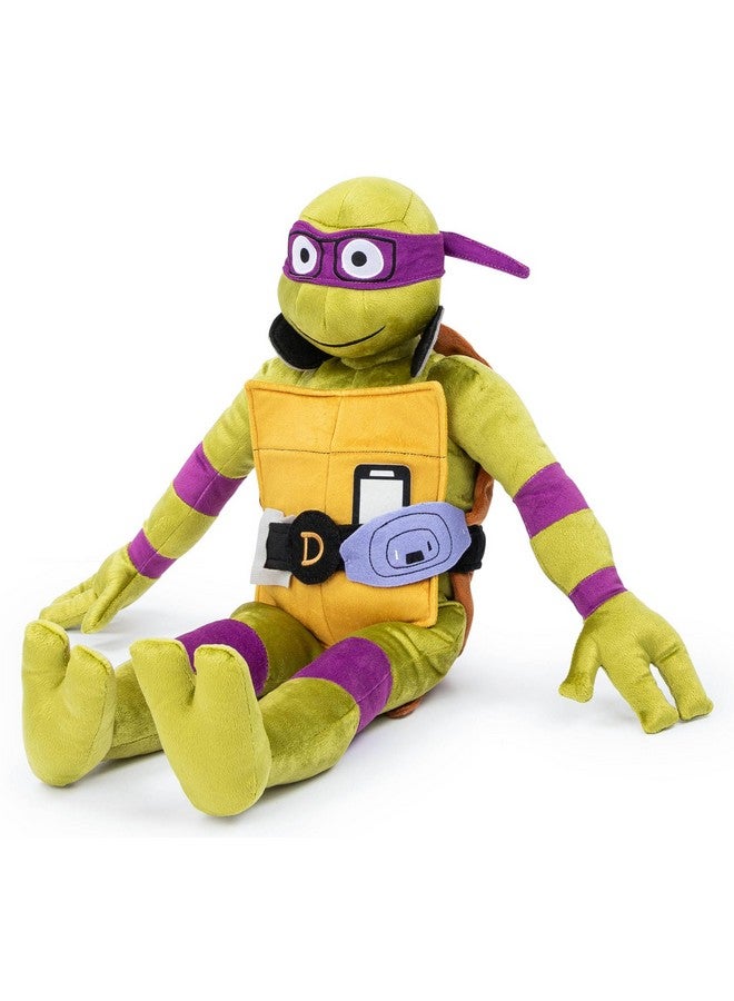 Nickelodeon Teenage Mutant Ninja Turtles Donatello Plush Pillow Buddy Super Soft Stuffed Character Pillow Polyester Microfiber 26 Inches