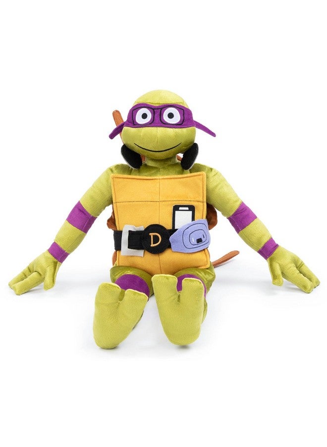 Nickelodeon Teenage Mutant Ninja Turtles Donatello Plush Pillow Buddy Super Soft Stuffed Character Pillow Polyester Microfiber 26 Inches