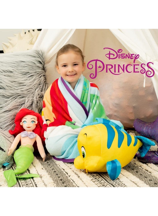 The Little Mermaid Kids Bedding Super Soft Plush Cuddle Pillow Buddy Standard Ariel