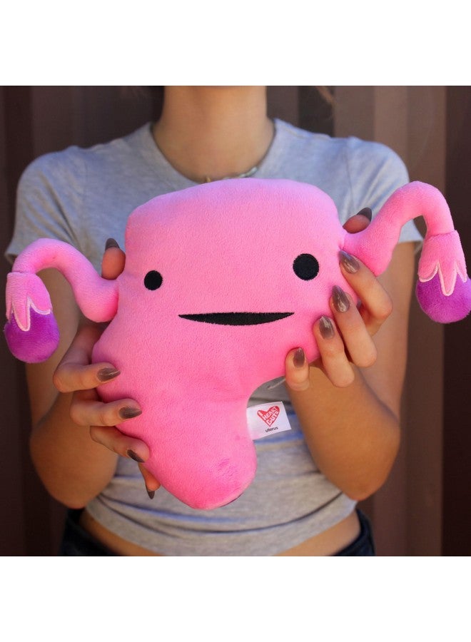 Uterus Plush Get A Womb Soft & Cuddly Plush Uterus Pillow Educational Stuffed Animals For Gynecology Residents Obstetricians Med Students Endometriosis Gifts