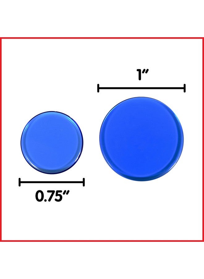 Edx Education Transparent Counters Mini Jar Colorful Plastic Counters Light Box Accessory Sensory Play Math Manipulative