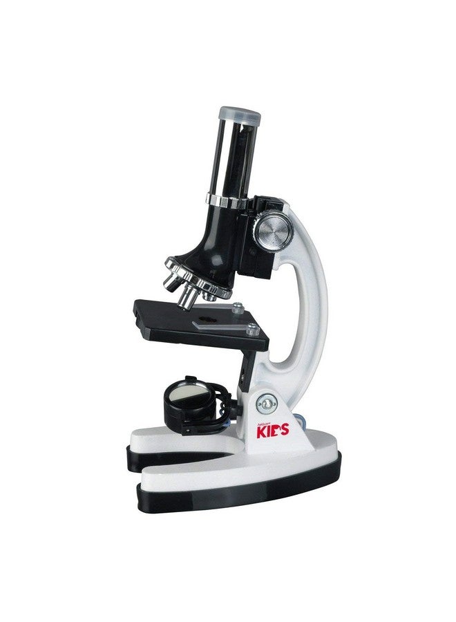 Amscope Fba_M30Abskt1W Amscopekids M30Abskt1W 120X240X300X480X600X1200X 48Pc Metal Arm & Base Educational Kids Biological Microscope Kit