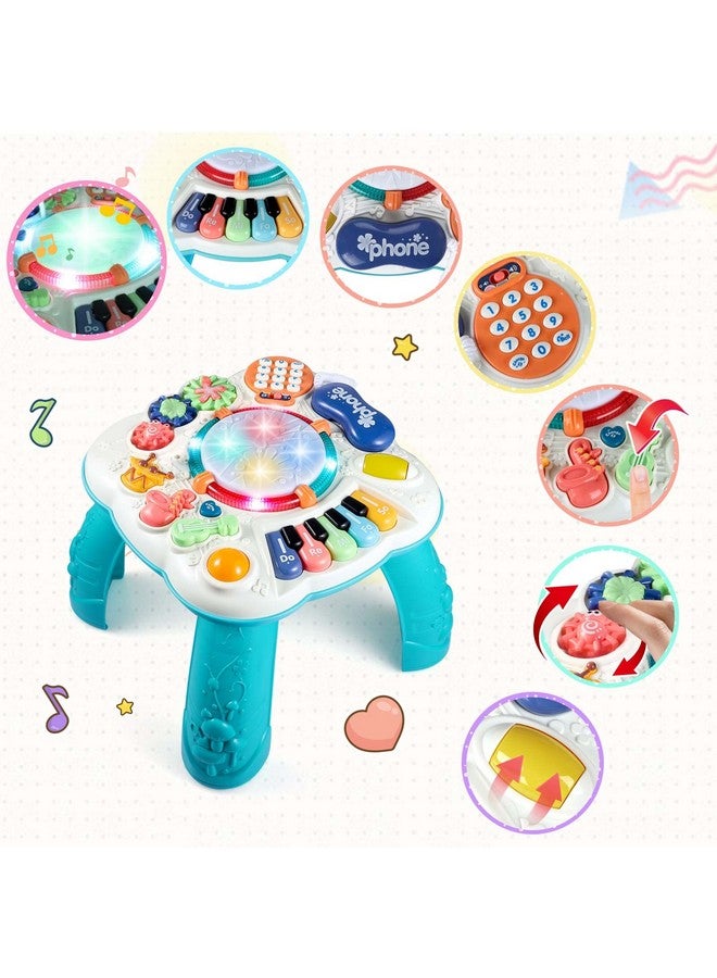 Baby & Toddler Toys Baby Activity Center 6 To 1218 Month Old Learning Musical Table Toys For 1 2 3 Year Old Boys Girls Gifts
