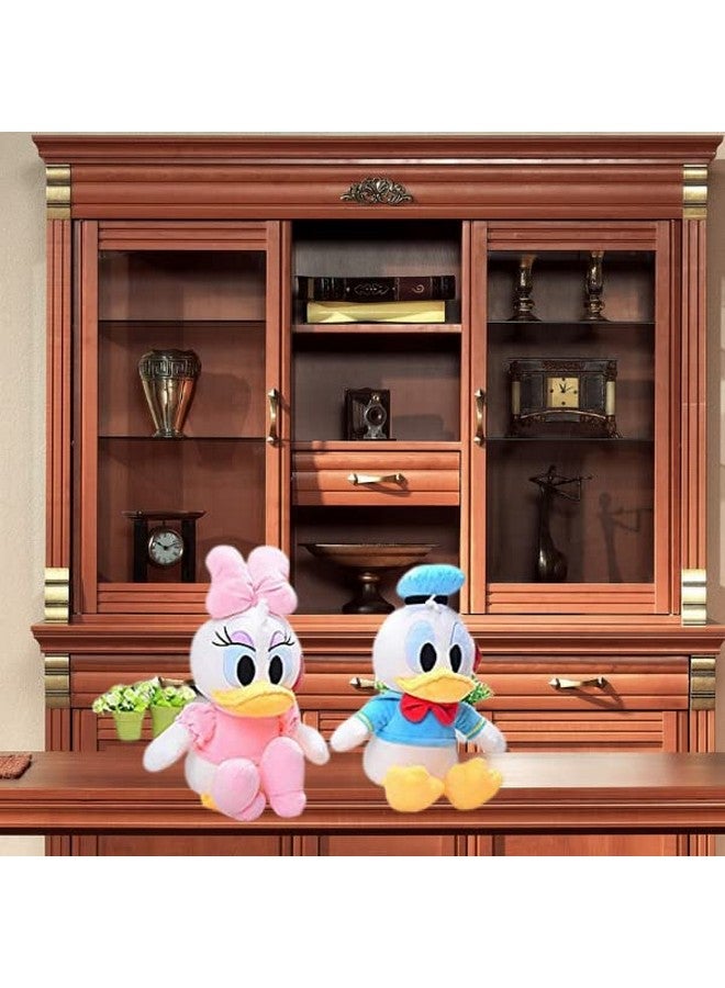 Soft Toy Donald Duck Stuffed And Spongy Mr. And Mrs. Duck Couple Toy For Gift Children Baby Boy Girl Girlfriend Kids Gift