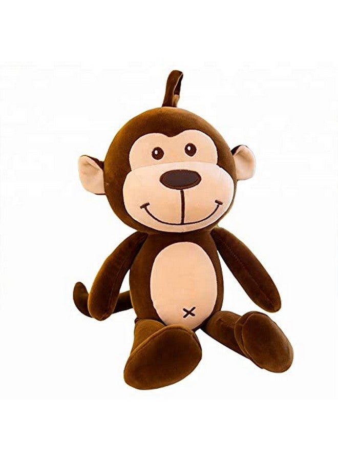 Soft Toy Monkey Cute Spongy Plush Animals Toy For Hanging Monkey Choco Soft Toy For Girlfriend Kids Gift Baby Birthday (Color Brown) (Size 65 Cm)