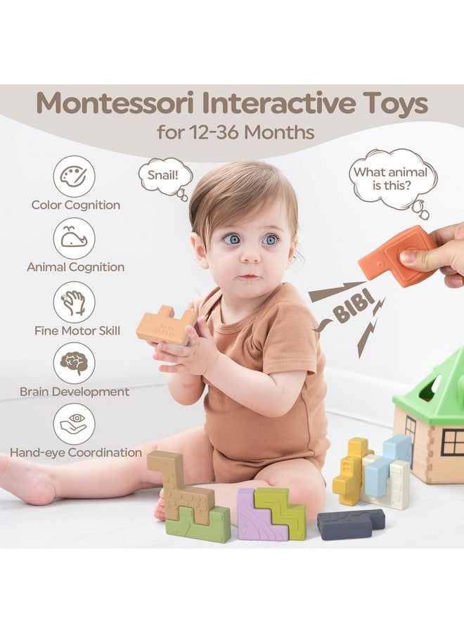 Baby Toys Stacking Blocks Sensory Toys For Babies Soft Blocks For Toddlers Montessori Blocks For 18 Months+