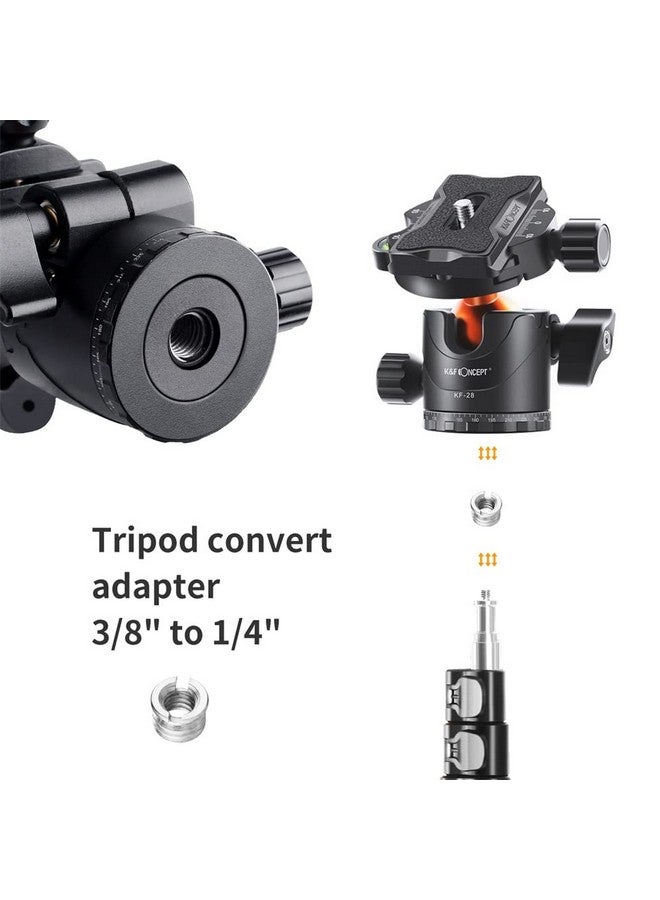 Professional 28Mm Metal Tripod Ball Head 360 Degree Rotating Panoramic With 1 4 Inch Quick Release Plate Bubble Level For Tripod Monopod Slider Camera Camcorder Up To 22 Pounds