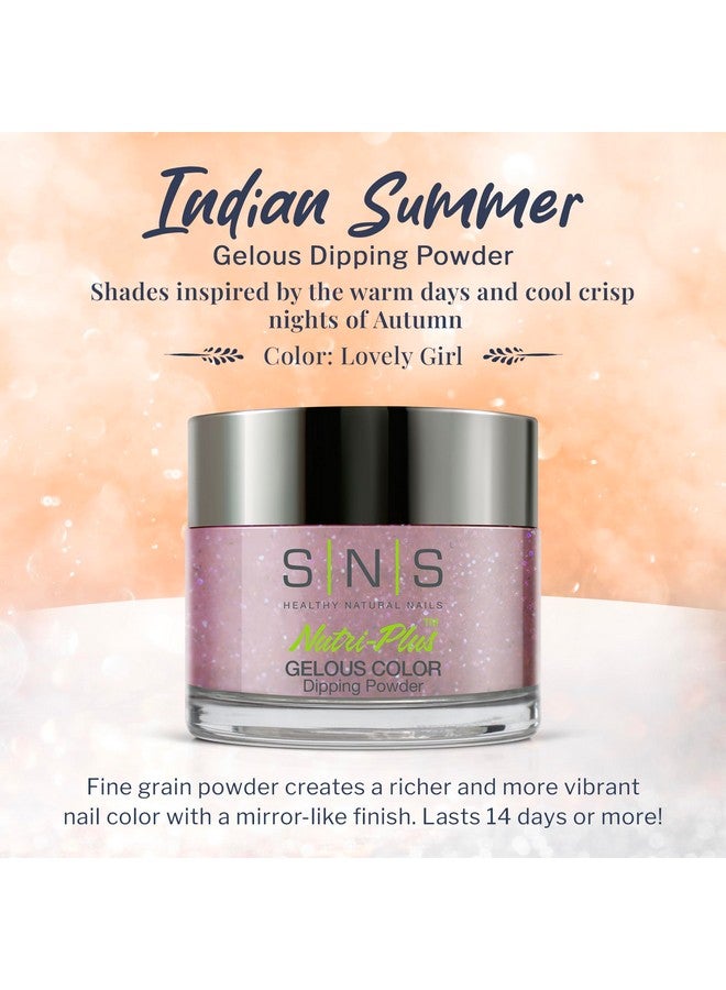 Sns Nails Dipping Powder Gelous Color Indian Summer Collection Is351Oz