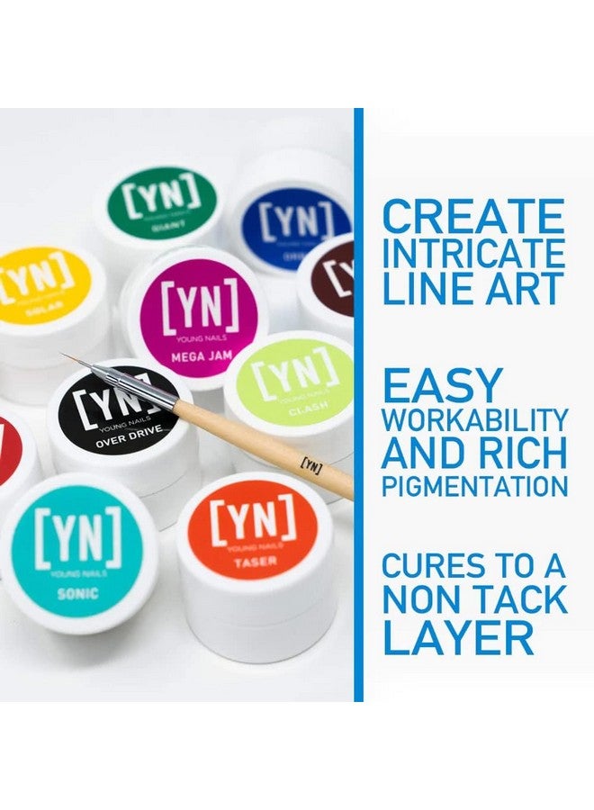 Mission Control Gel Paint For Nails Precision Gel Paint For Detailed Nail Art Cure With Zero Tacky Layer 5 Grams.