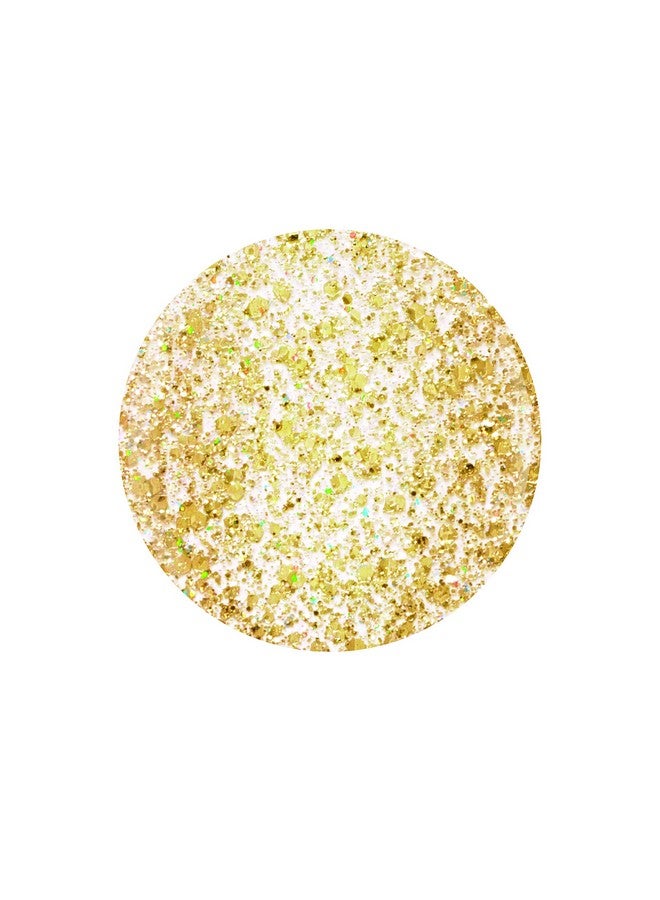 Nail Lacquer (All That Glitters Is Gold) Gold Sparkle Nail Polish Finger Nail Polish Long Lasting Nail Polish Gold Nail Lacquer Finger Nail Polishes 5 Ounce