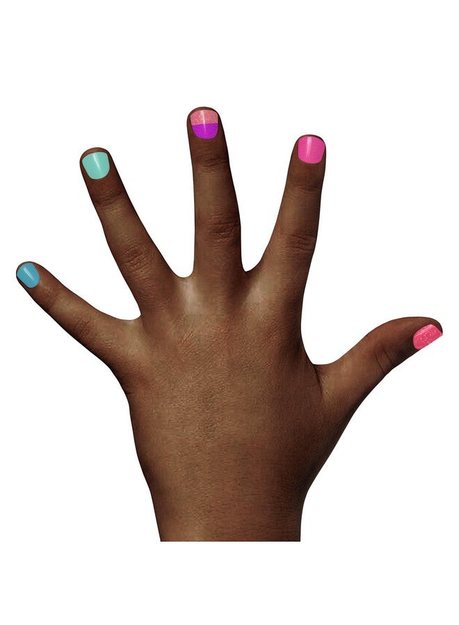 100% Nontoxic Girls Nail Polish Safe Crueltyfree Vegan & Low Odor For Kids Happy Girl (6 Polish Set)