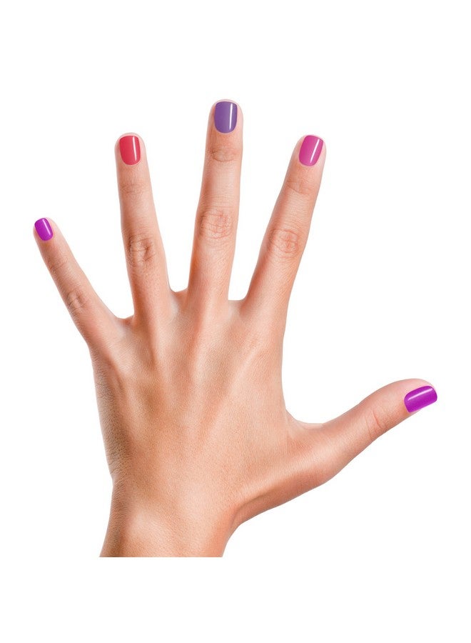 100% Nontoxic Girls Nail Polish Safe Crueltyfree Vegan & Low Odor For Kids Swirls & Twirls (4 Polish + Nail Art Gift Set)
