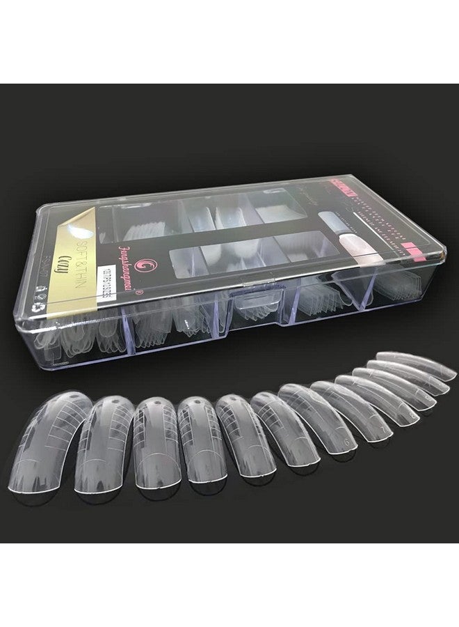 120Pcs/Case Dual Forms Nail Mold 12 Size With Scale Gift