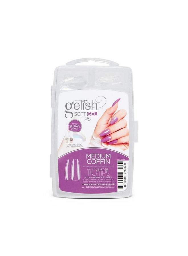 Soft Gel Nail Tips 110 Ct. (Medium Coffin) Gel Tips Tips For Gel Nails Nail Tips For Gel Nails