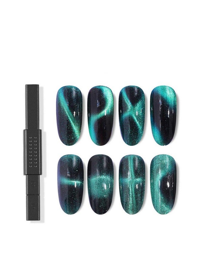 Super Strong Magnetic Stick For Cute Nail Art Diy Cat Eye Effect Magnet Plate 4Pcs