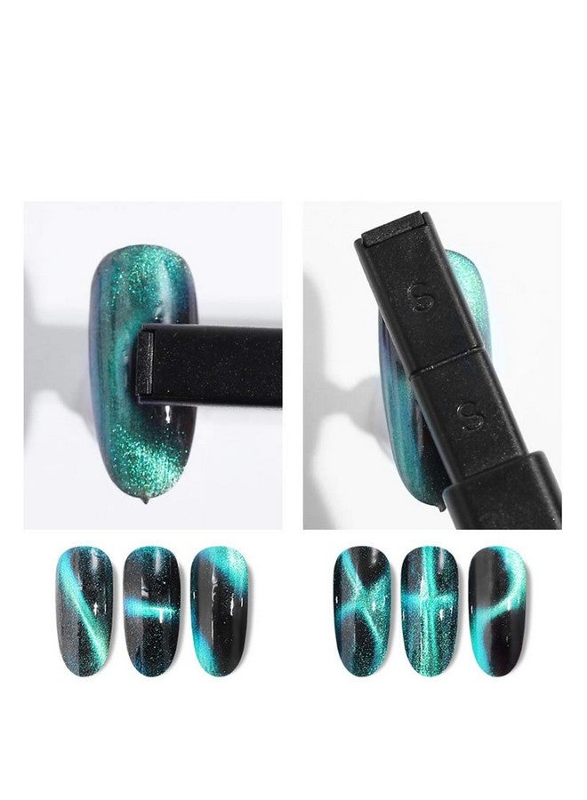 Super Strong Magnetic Stick For Cute Nail Art Diy Cat Eye Effect Magnet Plate 4Pcs