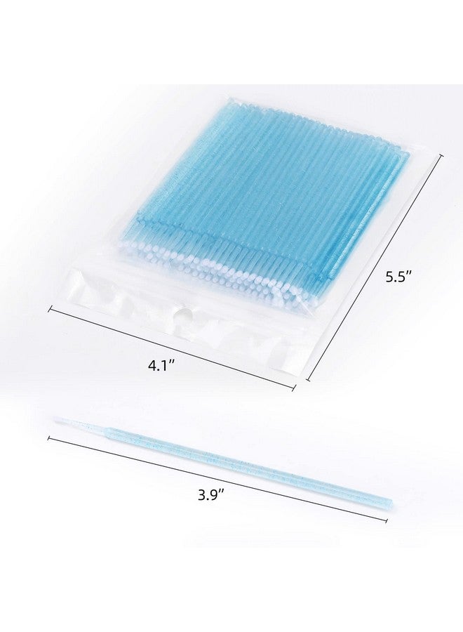 1000 Pcs Crystal Microbrushes Applicators Disposable Microswabs For Eyelash Extensions Micro Wands Spoolie 5 Color