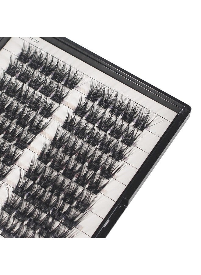 Wide Stem Cluster Diy Eye Lashes Extensions Mixed 10121416Mm/141618Mm Individual False Eyelashes D Curl Dramatic Volume Eyelashes (Mixed 141618Mm)