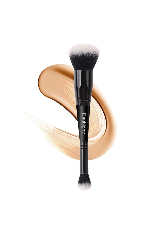 Makeup Brushes Daubigny Dualended Foundation Brush Concealer Brush Perfect For Any Look Premium Luxe Hair Rounded Taperd Flawless Brush Ideal For Liquid Cream Powderblending