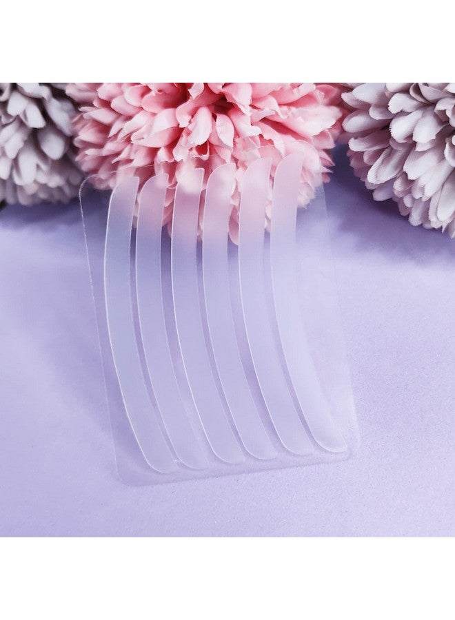 Reusable Lash Lift Ribbon Eyelash Perm Pads Silicone Ribbons Tape Covering Glue Balm Self Sticky String Tool For Lash Curl 6 Piece