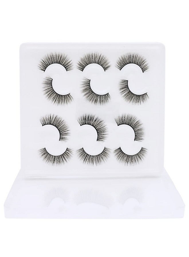 ® 6 Pairs False Eyelashes Party Look 3D Lashes 2225Mm Eyelashed For Party