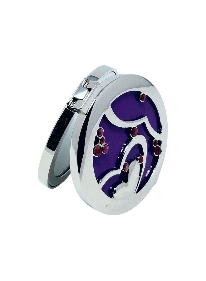 Compact Mirror Interlocking Heart