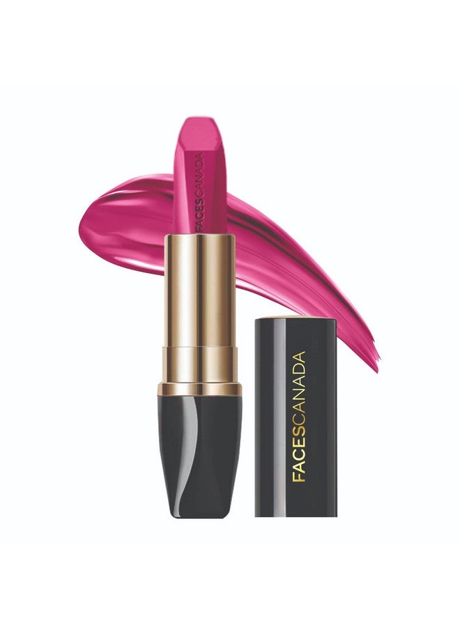 Matte Addiction Lipstick Brazen Pink 3.7G 9Hr Longstay Hd Luxe Finish Intense Color Hydrating Comfort Primer Infused Smooth Creamy Texture With Mulberry & Shea Butter