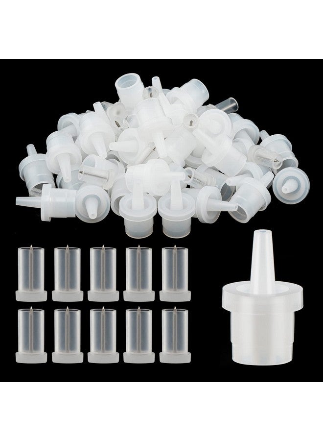 60 Pieces Lash Glue Bottle Replacement Lash Glue Bottle Nozzle Caps Lash Glue Nozzle Tips Eyelash Glue Bottle Plug Mouth Tips Lash Glue Bottle Pins Lash Extension Supplies