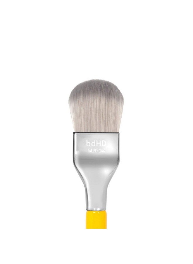 Professional Makeup Brush Studio Series 952 Small Rounded Double Dome Blender With Soft Synthetic Fibers For Application & Blending (Yellow 1Pc)