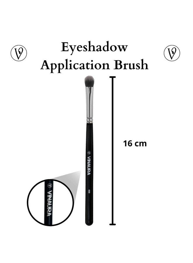 Pro Eyeshadow Application Blending Eye Makeup Brush Real Hair Brush Flat Brush Makeup Tool. (Flat Eye Shadow Application Brush)