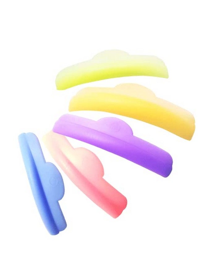 Silicone Lash Lift Pads Mix Color Eyelash Lift Shield Ultra Lifting Curl Result Eyelash Perm Rods 5 Size Lash Lift Pad Rainbow Korean Eyelash Lifting Guards Easier Lash Lifts Tool