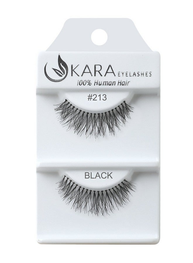 Human Hair Eyelashes 213 (Pack Of 12)