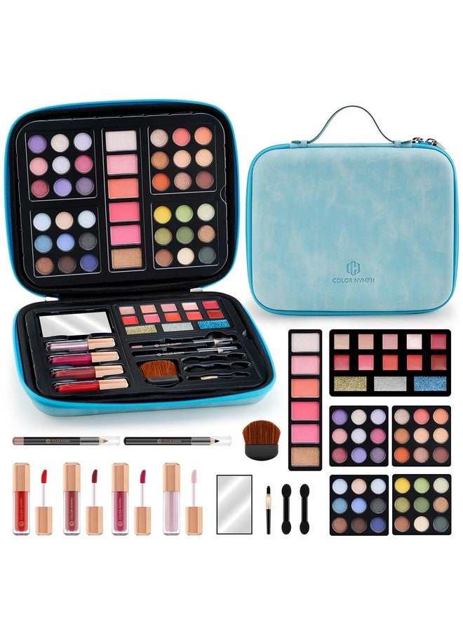 Makeup Palettes Makeup Kits For Girls Ages 612 Teens Makeup Pallet For Beginner With Reusable Handbag Eyeshadow Palette With Blushes Bronzer Highlighter Lipgloss Lip Oil Brushes Mirror