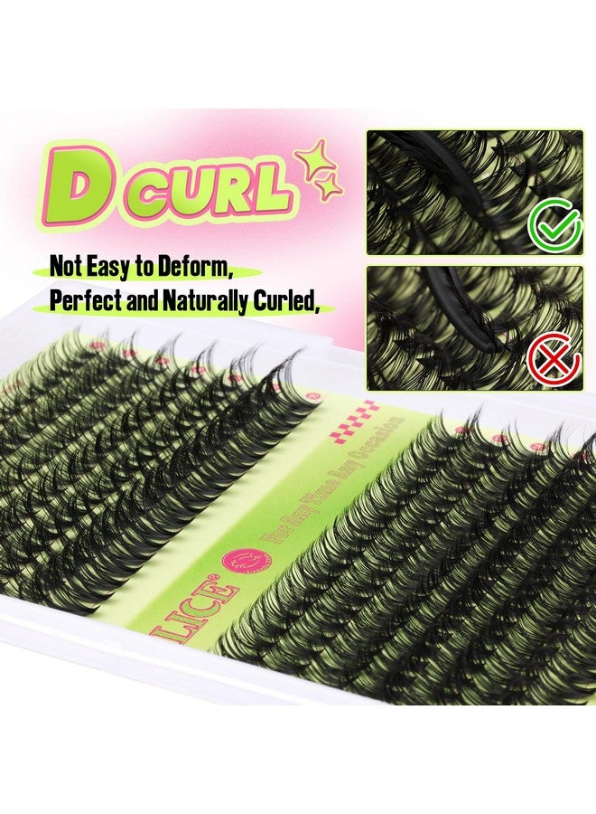 Diy Lash Extension Kit Mix 30D 40D Individual Lashes Cluster Eyelash Extension Kit 280Pcs 1018Mm Lash Clusters With Lash Glue Bond And Seal Lash Applicator For Lash Extension Beginners By Alice