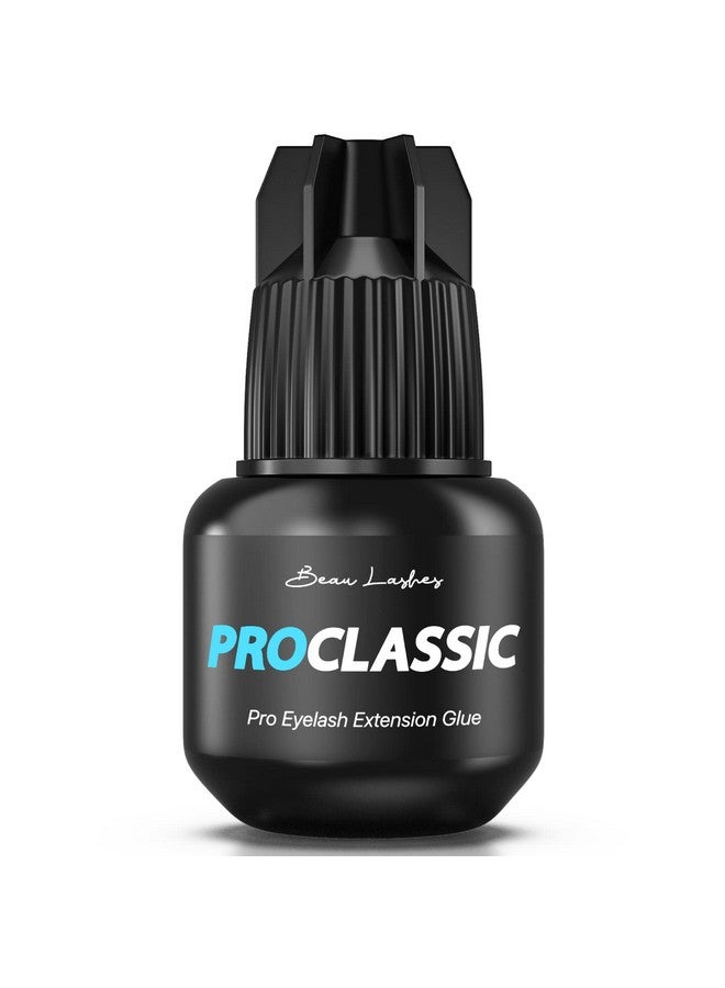Super Strong Classic Eyelash Extension Glue For Professionals Strongest Black Lash Adhesive For Long Lasting Semi Permanent Individual Lash Extensions 12S Fastest Drying & Up To 6 Weeks Retention
