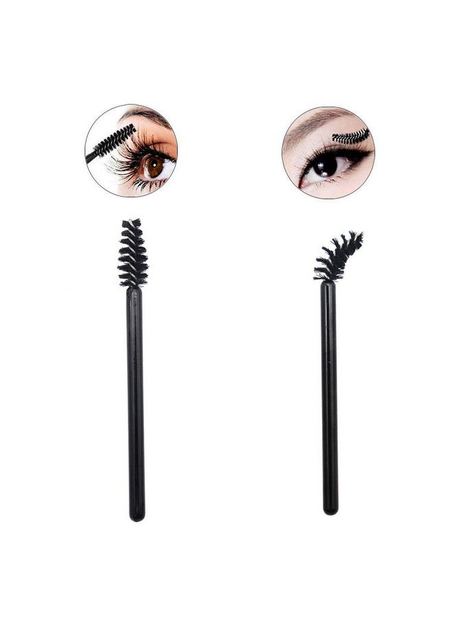 400 Pack Mascara Wands Mini Disposable Eyelash Brushes For Extensions Eye Lash Wand Brow Brush Makeup Tool Bulk 8 Colors