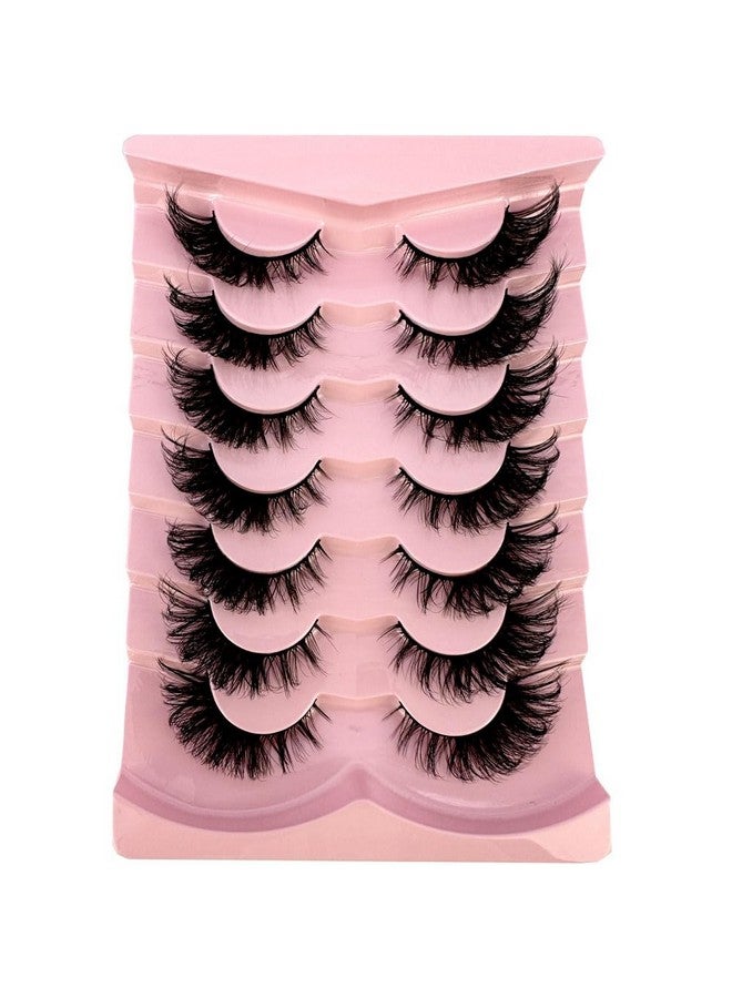 3D Fluffy Mink Lashes Eyelashes Thick Long Faux Mink Eyelashes Long Lasting Dramatic Cat Eye Lashes 5D Volume Lashes Extension (012)