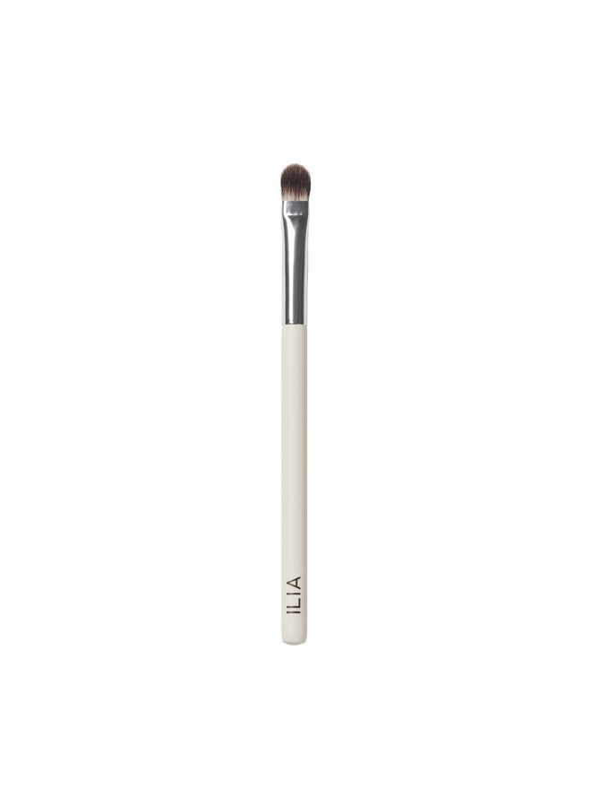 Shadow Brush Nontoxic Vegan Crueltyfree Eyeshadow Brush With White Wood Handle + Soft Synthetic Bristles (Clean Makeup)