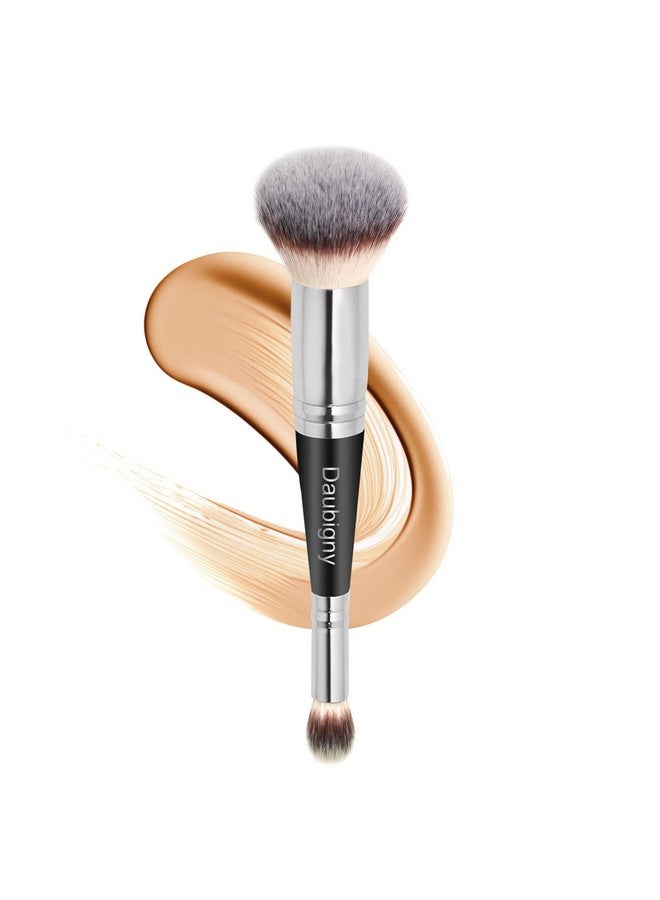 Dualended Foundation Brush Concealer Brush Perfect For Any Look Premium Luxe Hair Rounded Taperd Flawless Brush Ideal For Liquid Cream Powderblendingconcealer