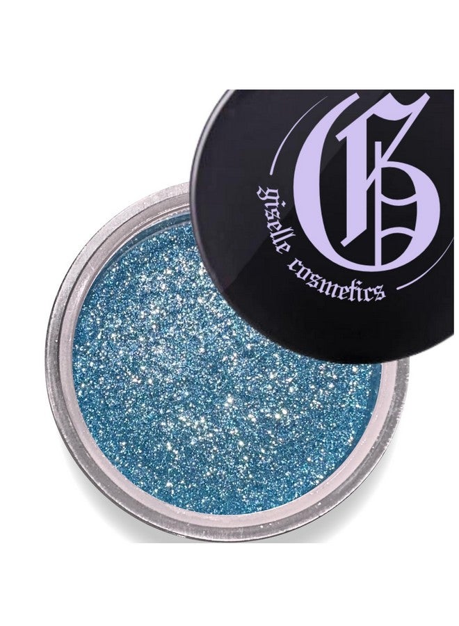 Aqua Ice Eyeshadow Palette: Blue Eyeshadow Cream Eyeshadow Glitter Shimmer Matte Mineral Makeup With Organic Ingredients Nontoxic Navy & Light Blue Shades