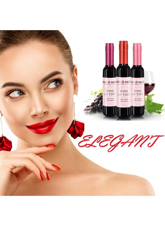 Wine Lip Tint6 Colors Wine Lip Gloss Setwine Liquid Lipstickliquid Wine Lip Glossmatte Lip Stain Long Lasting Waterproof Matte Lip Gloss Setcreates Natural Moisturizing Lip Gloss Easily